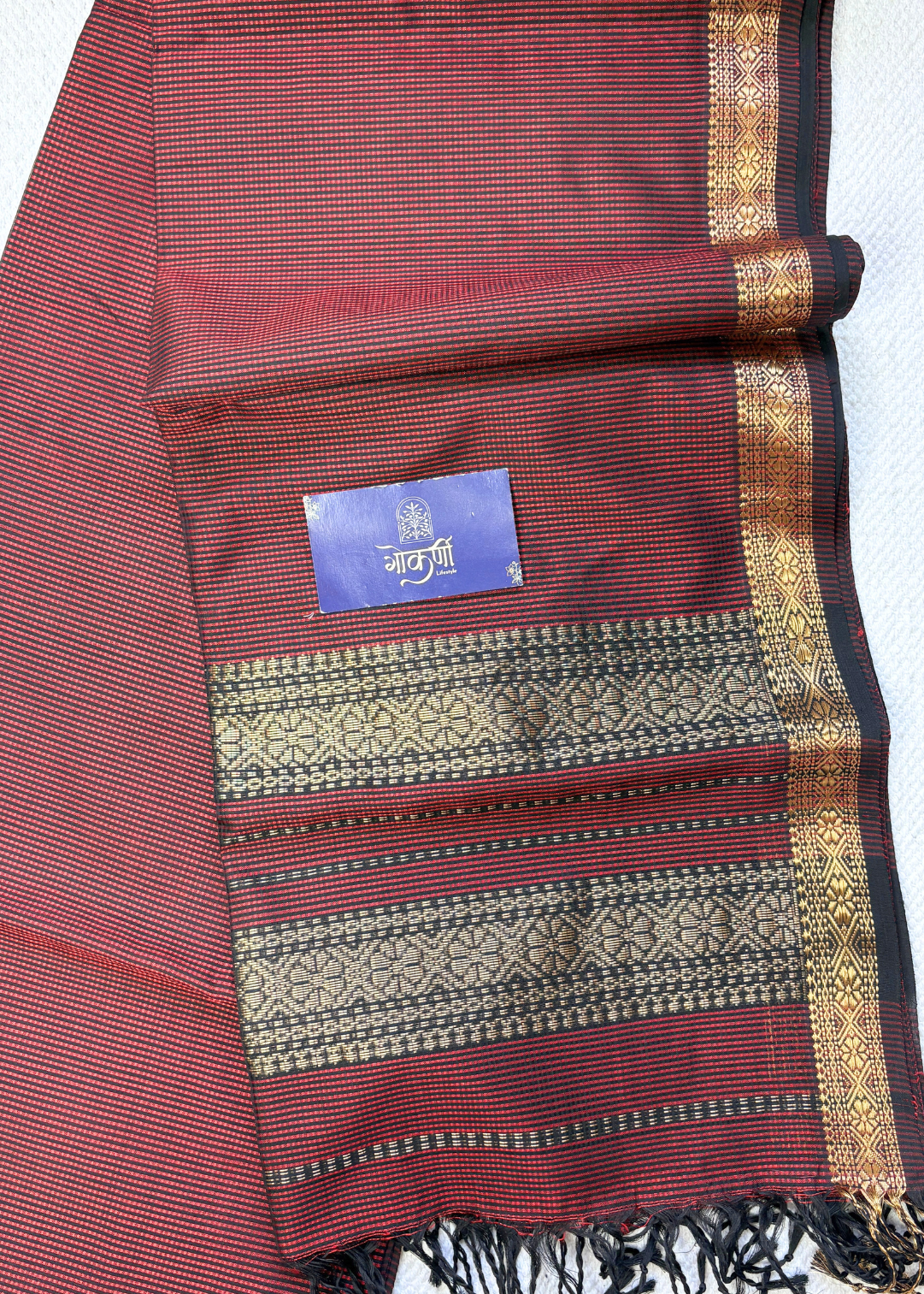 Maroon Garbhreshami Maheshwari
