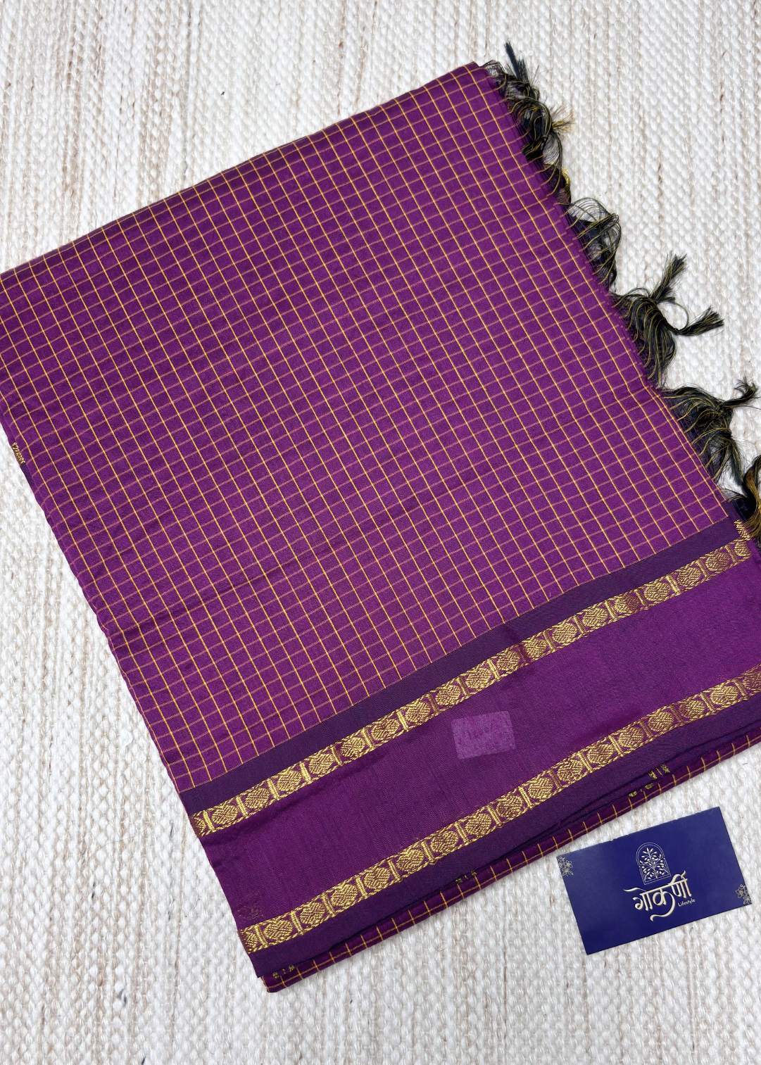 Checks Deep Orchid South Noor