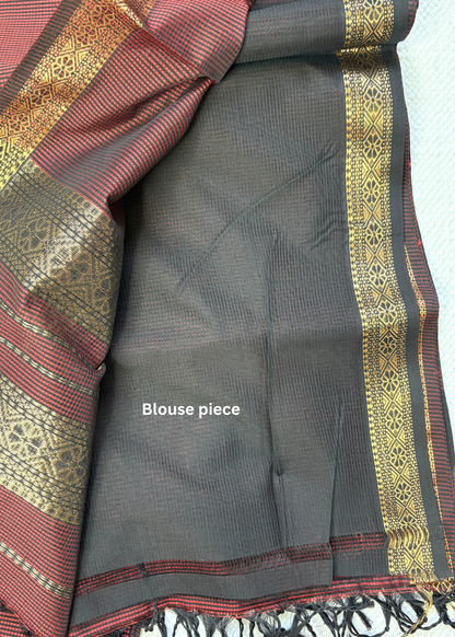 Maroon Garbhreshami Maheshwari