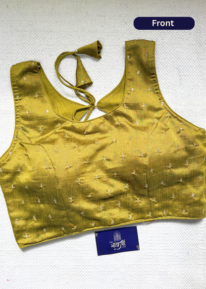 Mehendi Zari Blouse