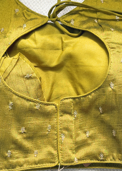 Mehendi Zari Blouse