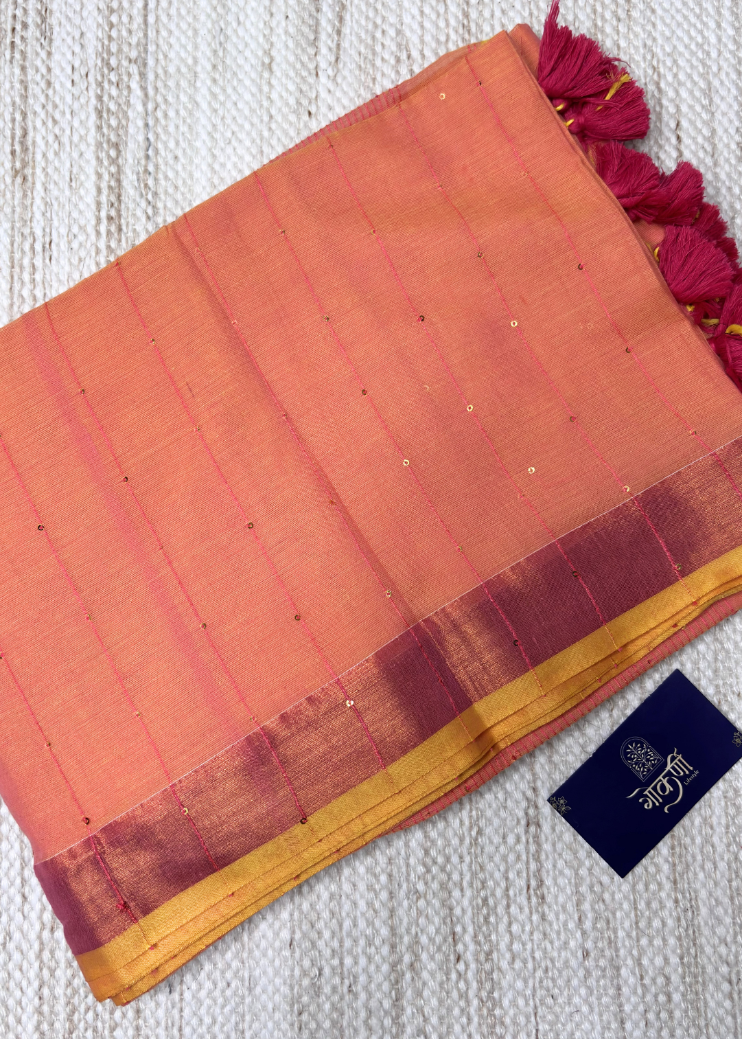 Aboli Chandani Mul Cotton Saree