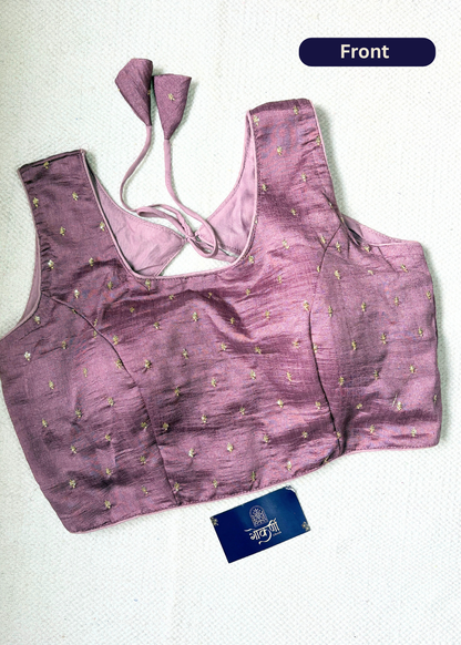 Lilac Zari Blouse