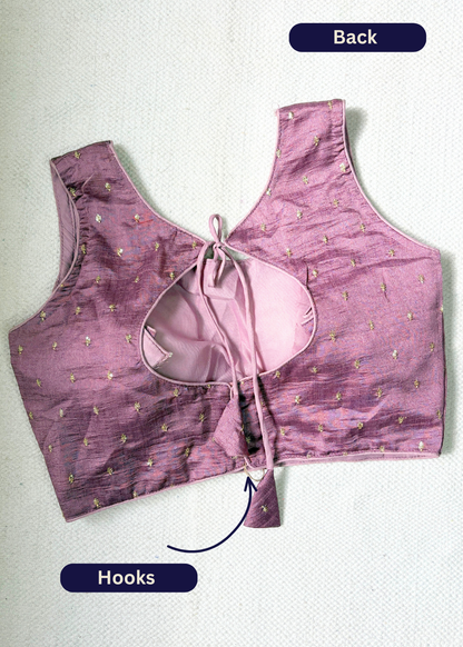 Lilac Zari Blouse
