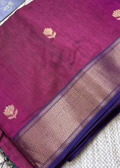 Dhoop Chav Pink Lotus Butti Maheshwari