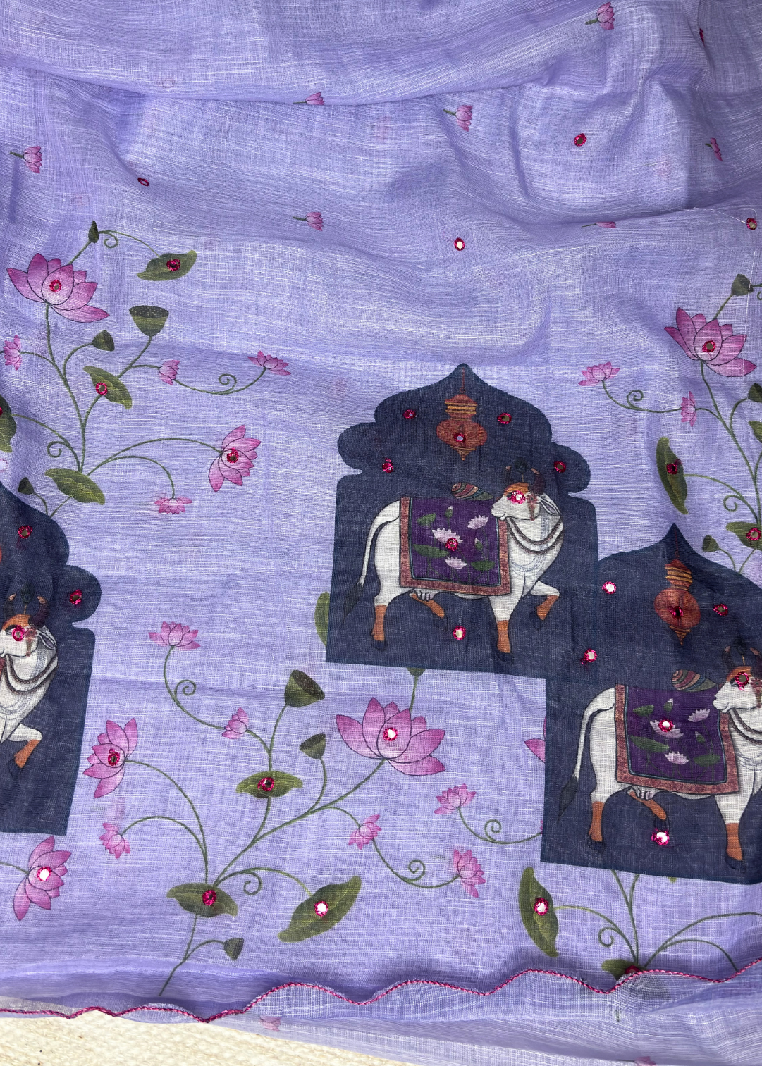 Purple Lotus Print