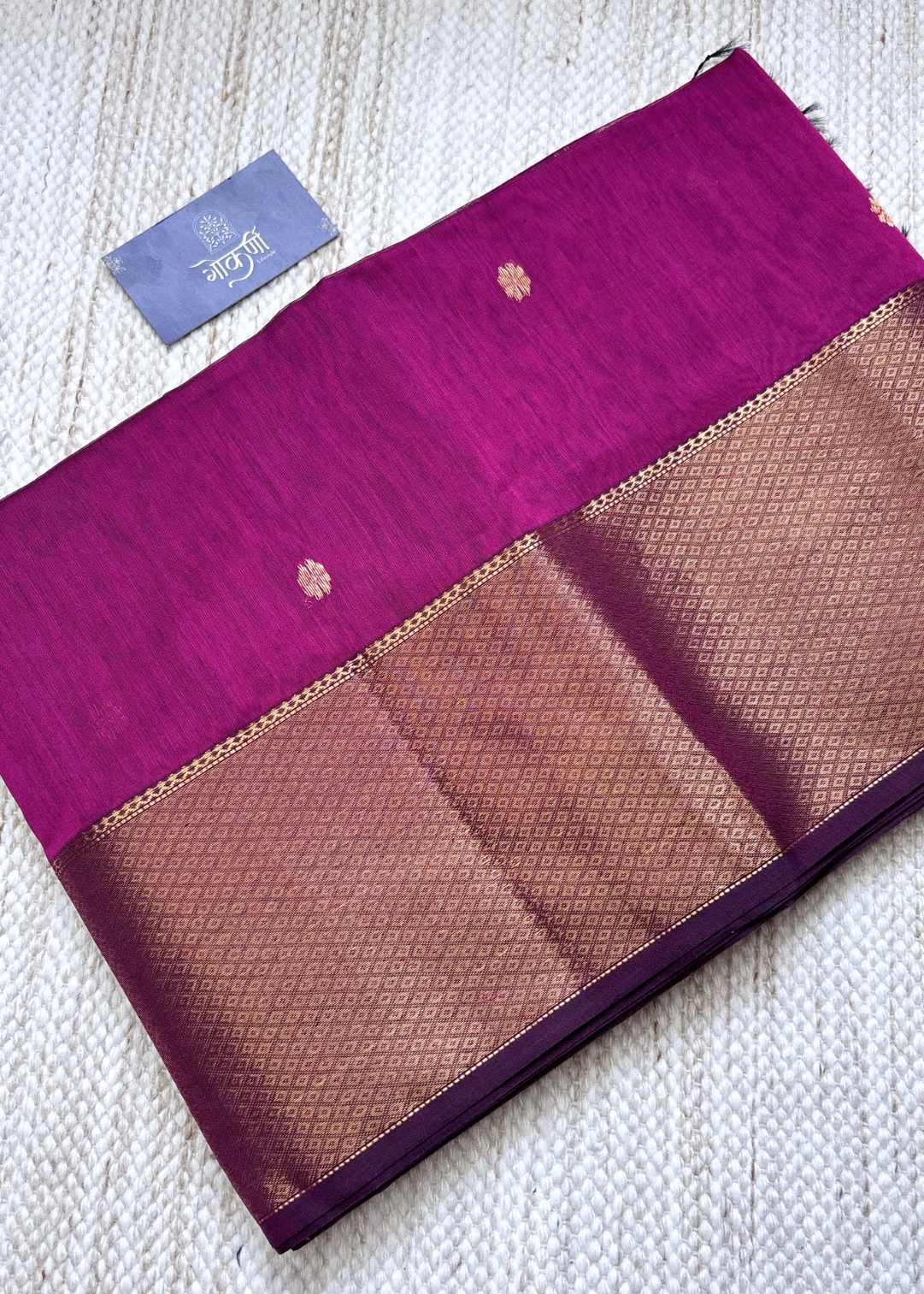Pink Surajmukhi Butti Maheshwari