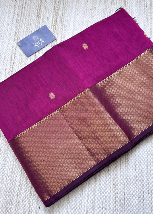 Pink Surajmukhi Butti Maheshwari