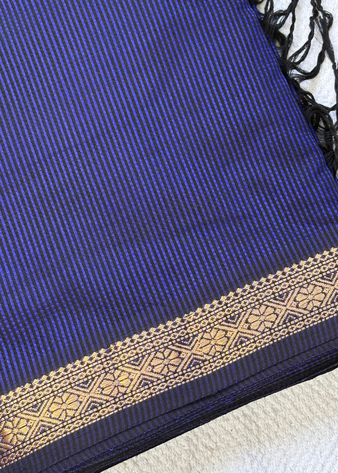 Royal Blue Garbhreshami Maheshwari