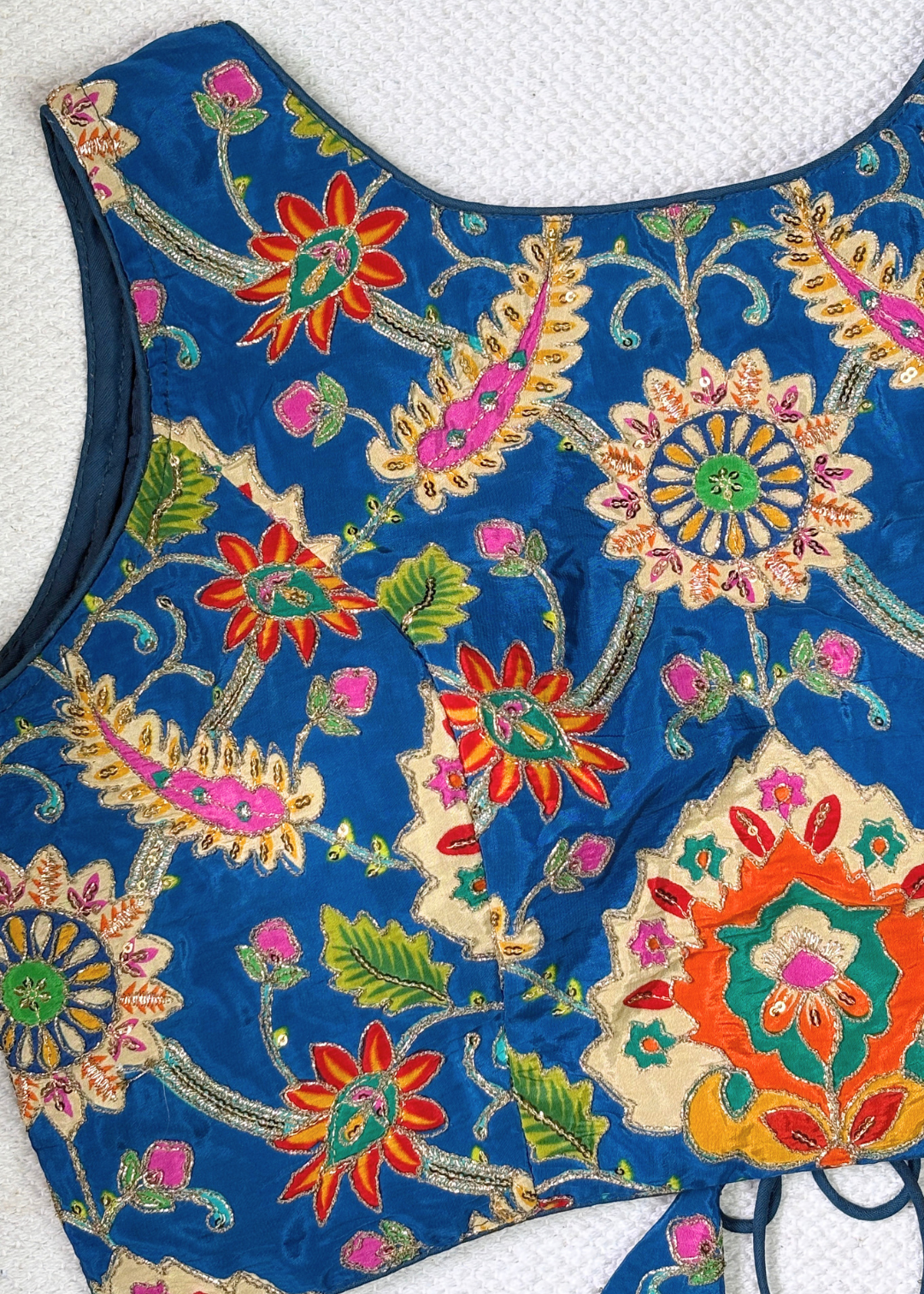 Blue Nile Embroidered Blouse