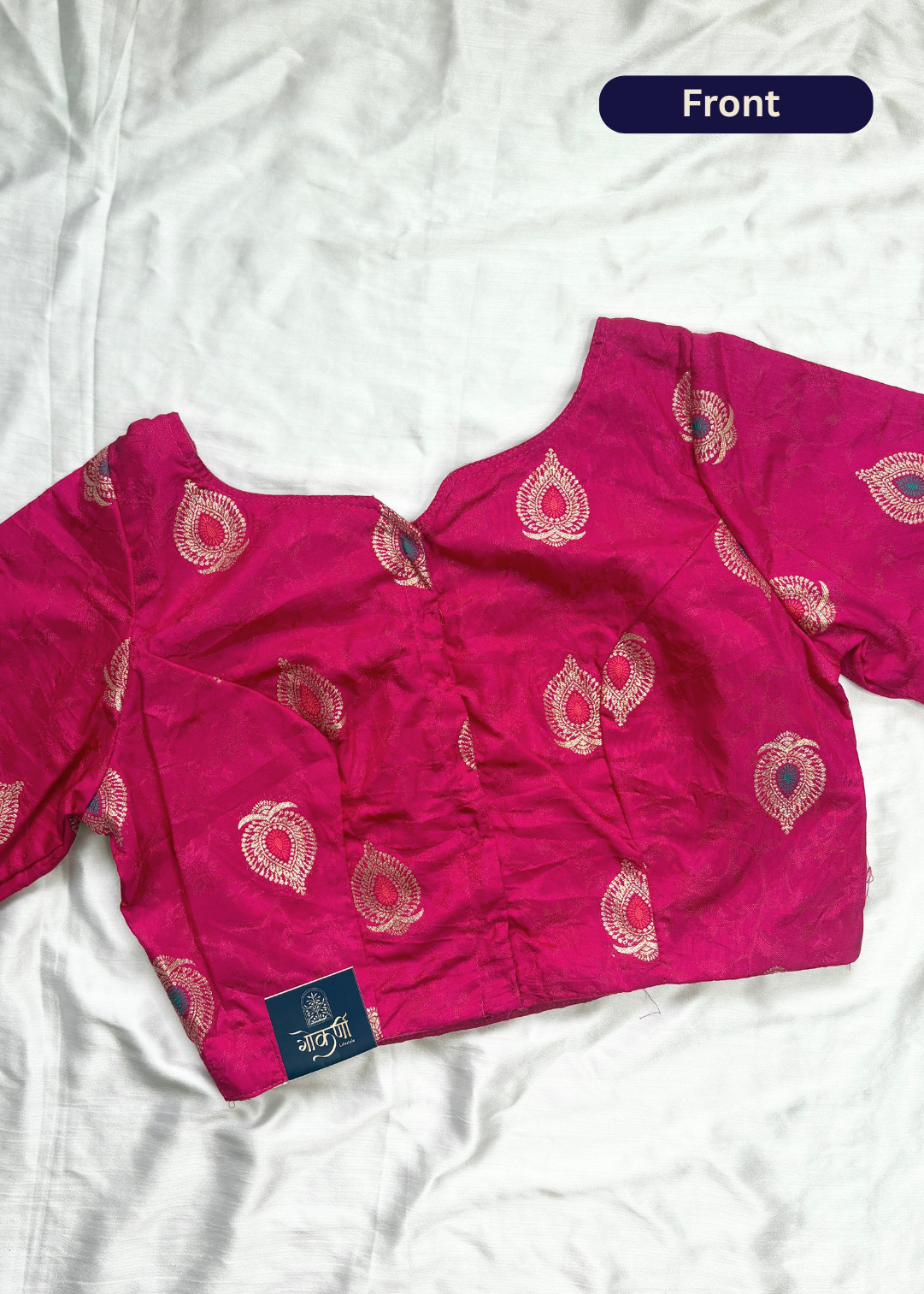Rani Pink Banarasi Silk