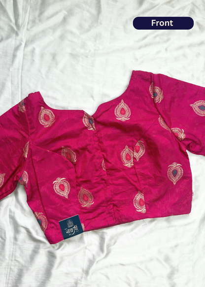 Rani Pink Banarasi Silk