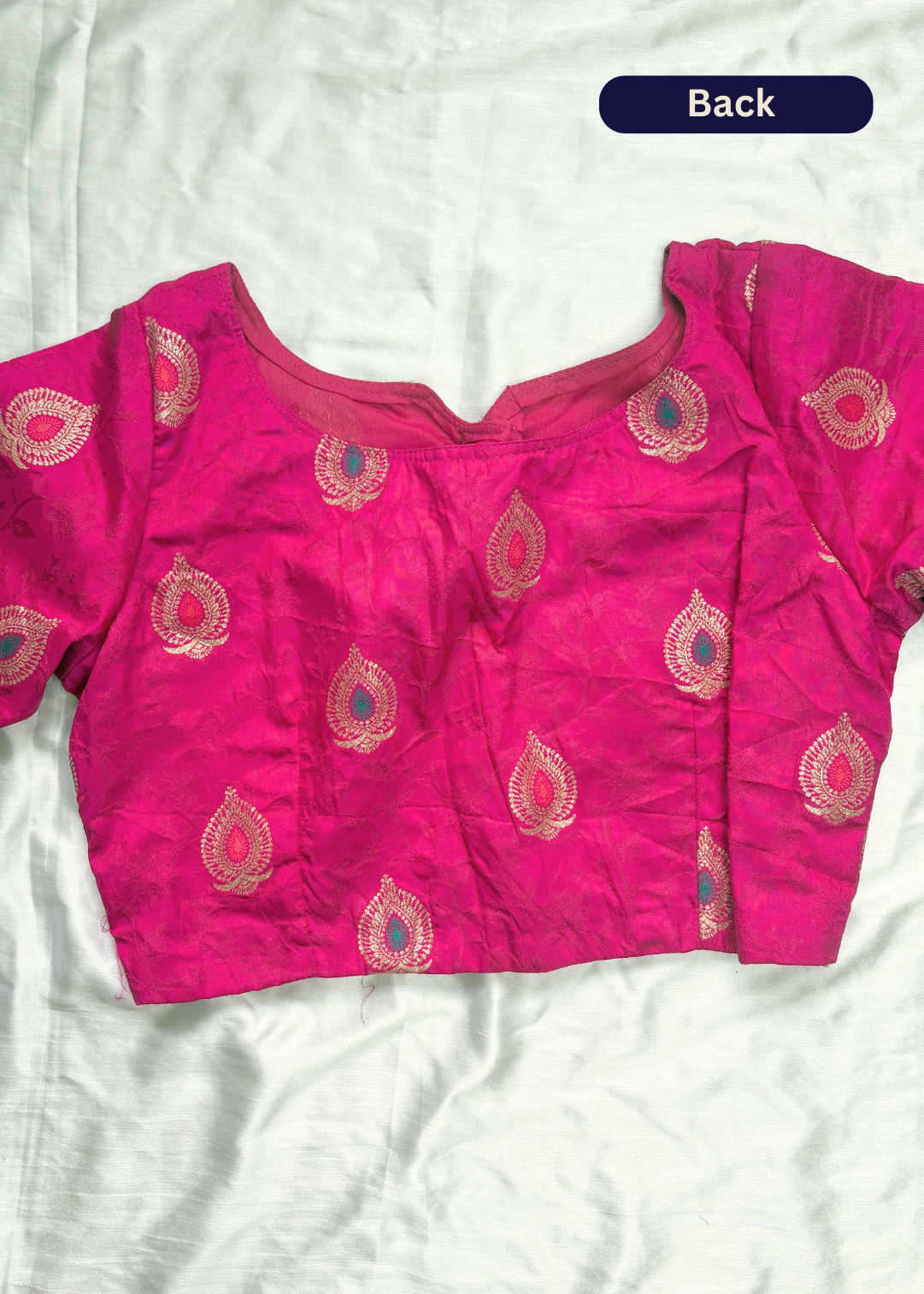 Rani Pink Banarasi Silk
