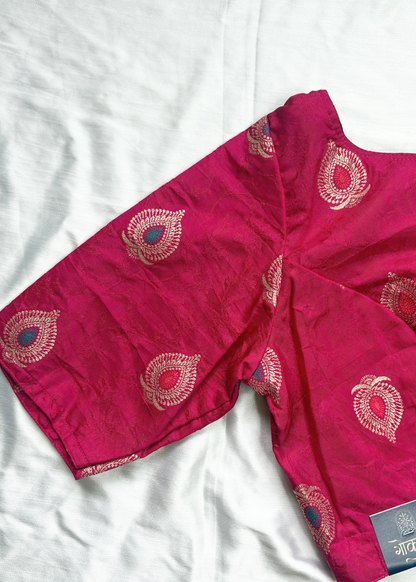Rani Pink Banarasi Silk