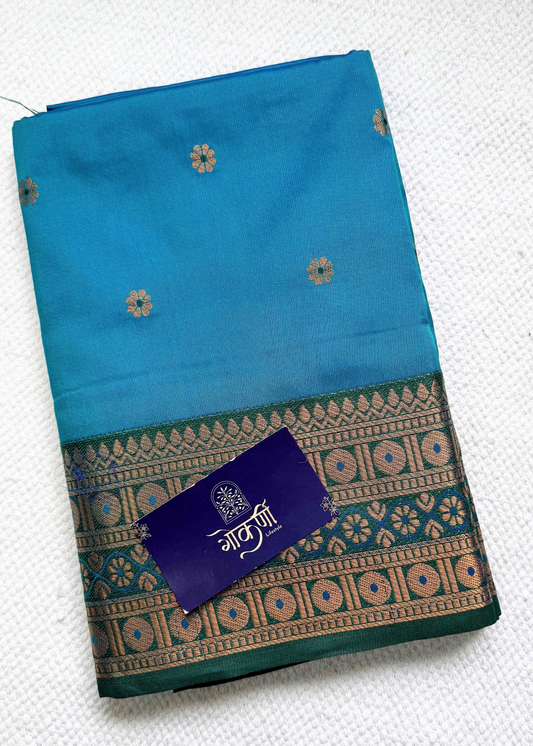 Dhoopchav Peacock Blue - Rukmini 🌸