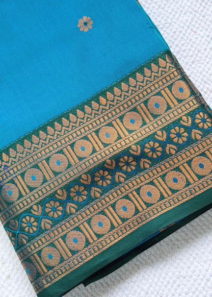 Dhoopchav Peacock Blue - Rukmini 🌸