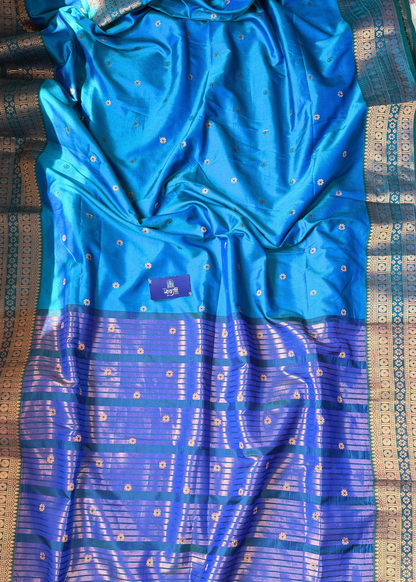 Dhoopchav Peacock Blue - Rukmini 🌸