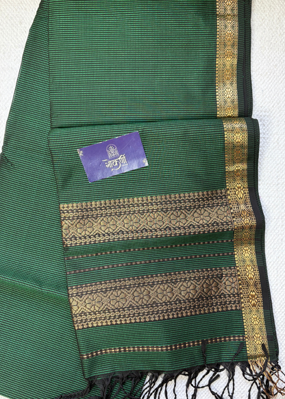Bottle Green Garbhreshami Maheshwari