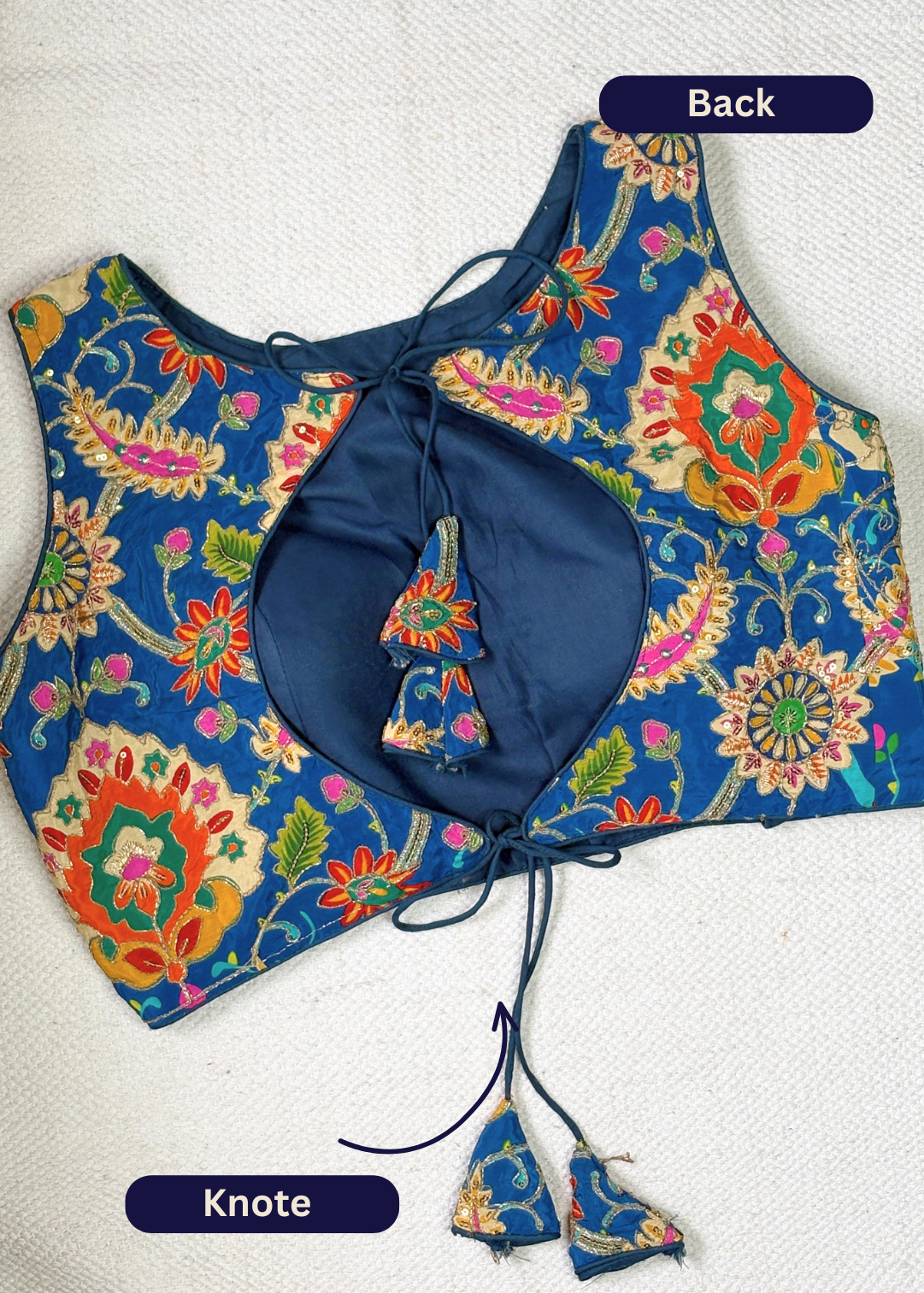 Blue Nile Embroidered Blouse