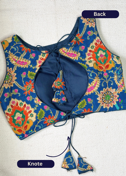Blue Nile Embroidered Blouse